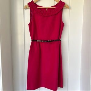 NWT Kate Spade Maddy Dress, Beautiful Red/Fuchsia Sleeveless A-Line Dress Size 2